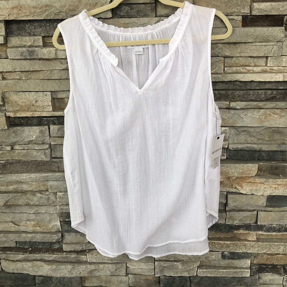 Liz Claiborne L White tank!